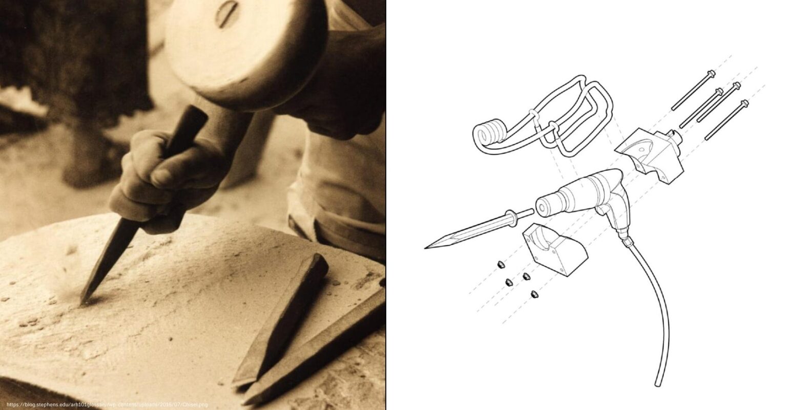 Adaptive Robotic Chiseling